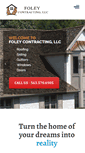 Mobile Screenshot of foleycontracting.com